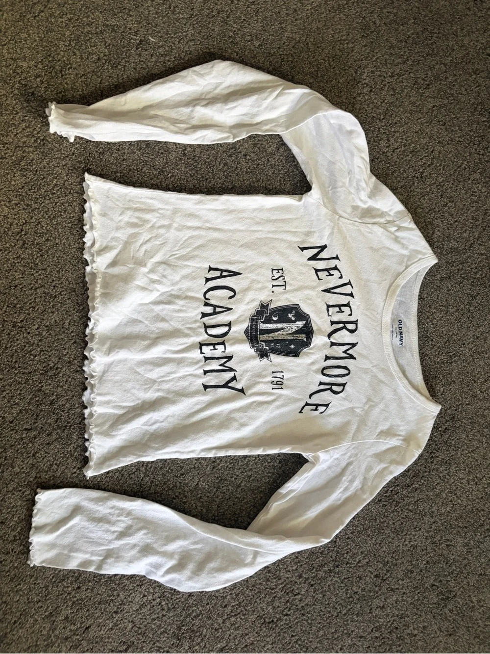 Old Navy Wednesday Addams - Kids Long Sleeve and Short Sleeve Graphic Tees